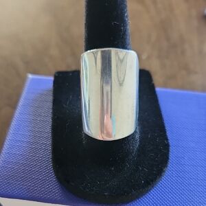 Silpada Polished Silver Dome Statement Ring